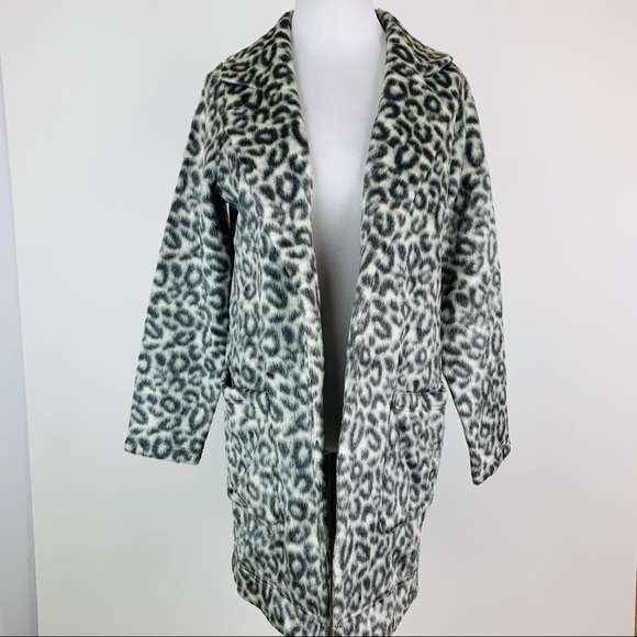 A New Day Leopard Print Coat Small - Picture 2 of 15